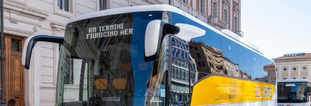 Autobús entre el aeropuerto Fiumicino y Roma